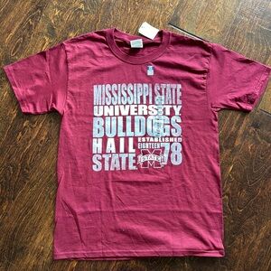 NWT MISSISSIPPI STATE MSU KIDS SHIRT youth Large